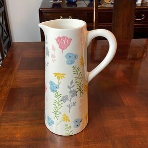 Floral Pitcher Flower Vase